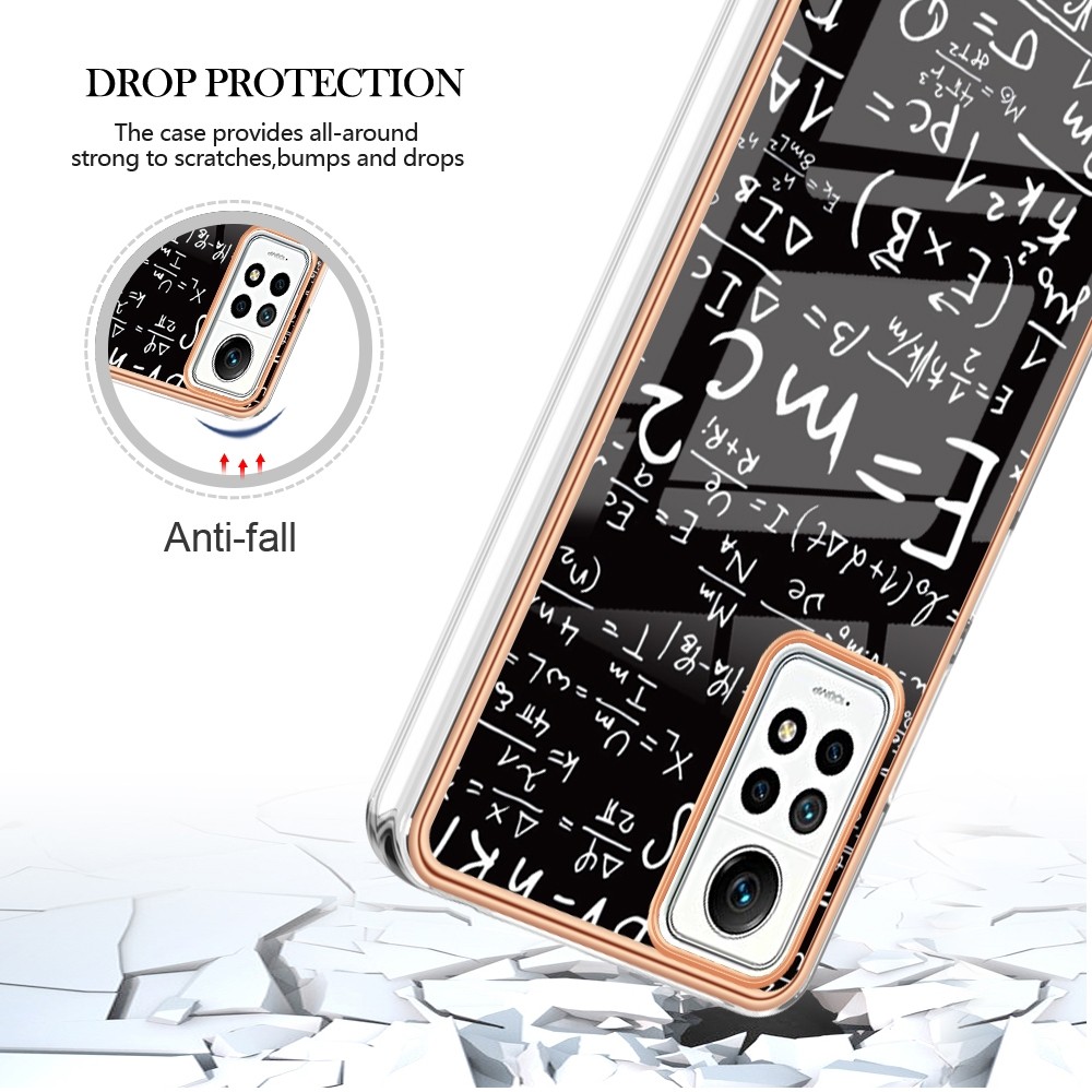 Forcell Xiaomi Redmi Note 12 Pro 4G Electroplating Θήκη Σιλικόνης Με Σχέδιο