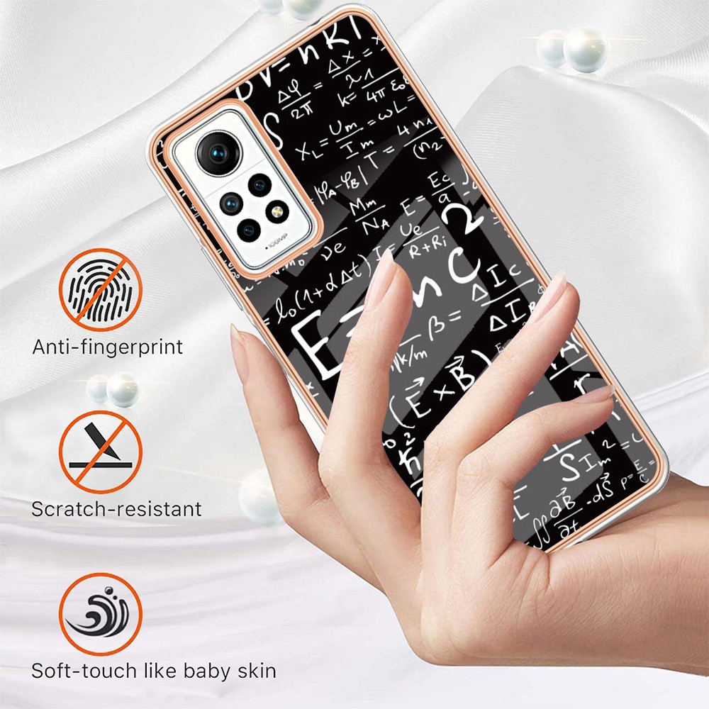Forcell Xiaomi Redmi Note 12 Pro 4G Electroplating Θήκη Σιλικόνης Με Σχέδιο