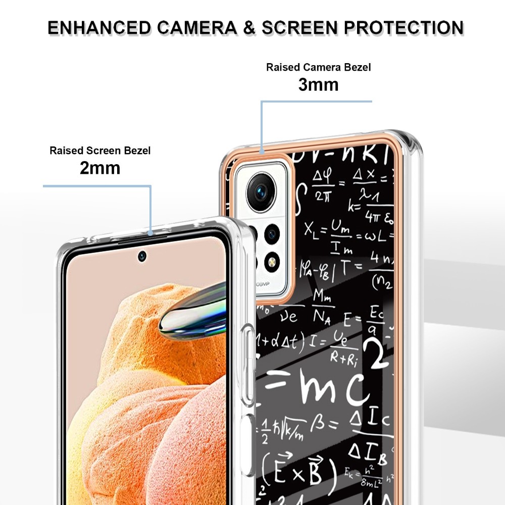 Forcell Xiaomi Redmi Note 12 Pro 4G Electroplating Θήκη Σιλικόνης Με Σχέδιο