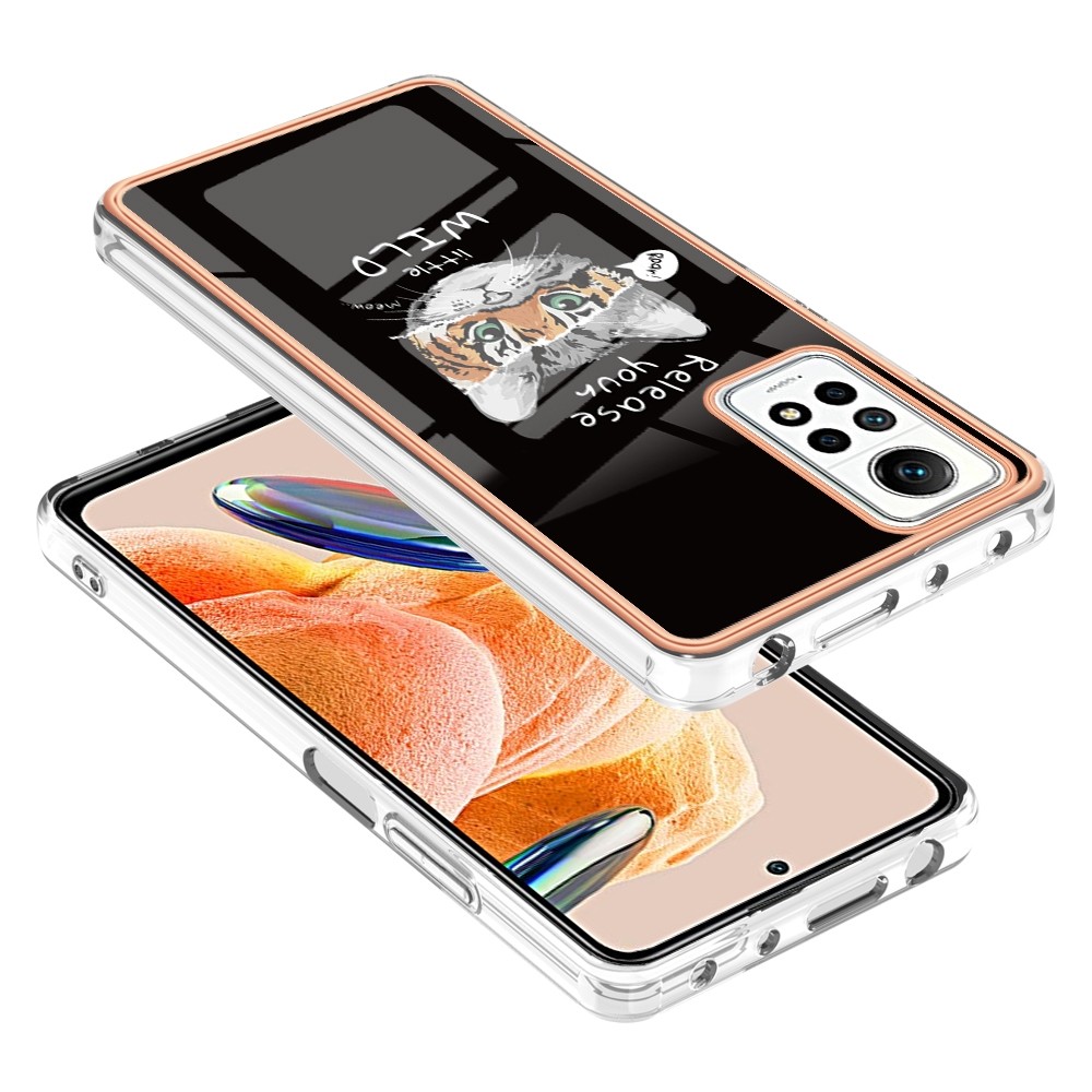Forcell Xiaomi Redmi Note 12 Pro 4G Electroplating Θήκη Σιλικόνης Με Σχέδιο