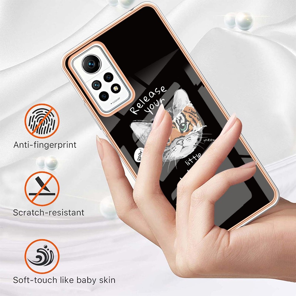 Forcell Xiaomi Redmi Note 12 Pro 4G Electroplating Θήκη Σιλικόνης Με Σχέδιο