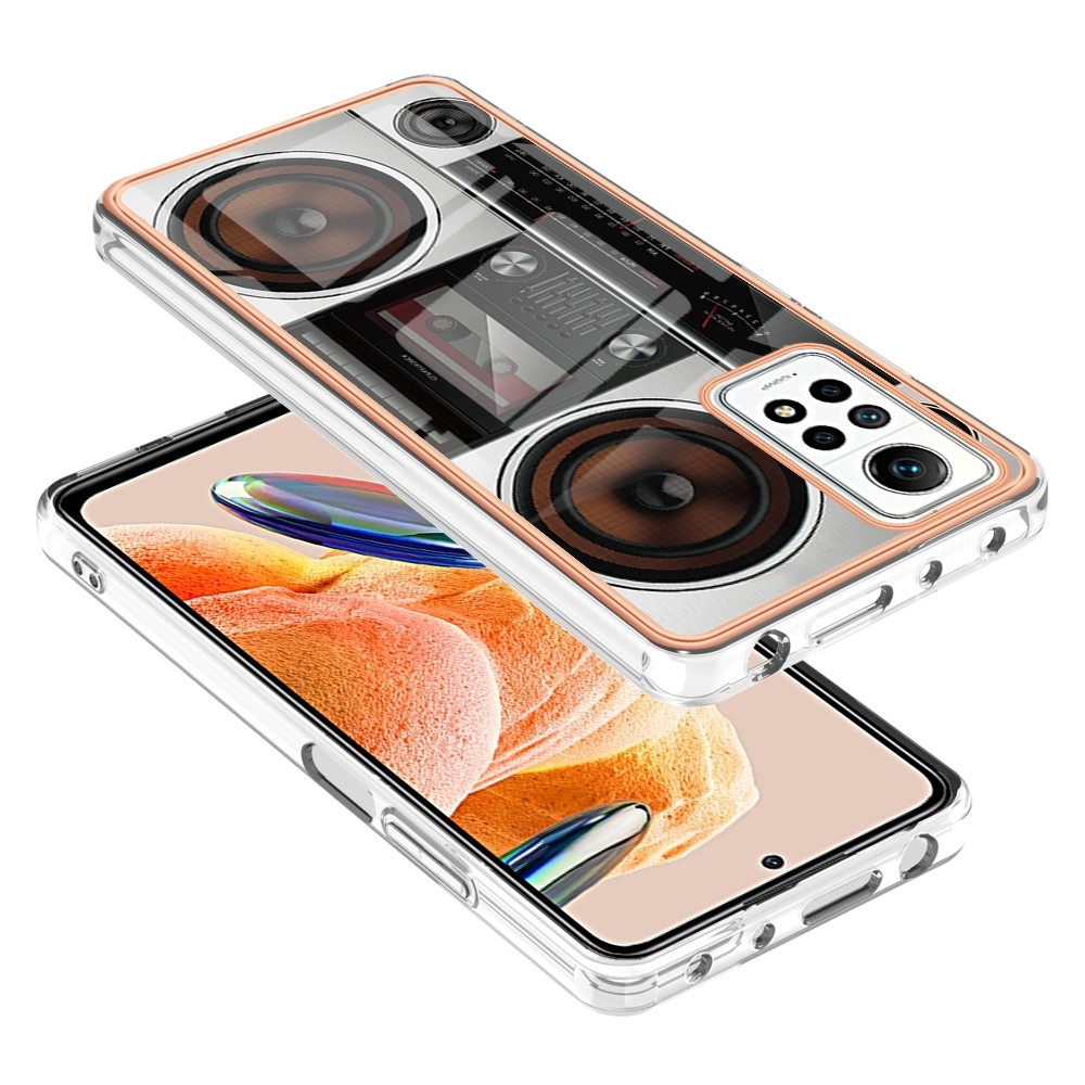 Forcell Xiaomi Redmi Note 12 Pro 4G Electroplating Θήκη Σιλικόνης Με Σχέδιο