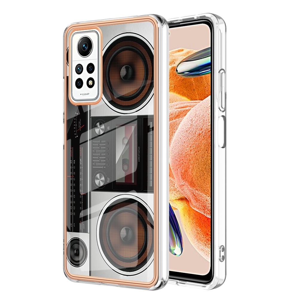 Forcell Xiaomi Redmi Note 12 Pro 4G Electroplating Θήκη Σιλικόνης Με Σχέδιο