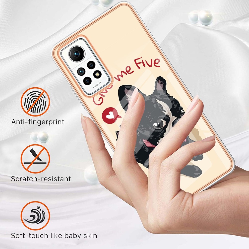 Forcell Xiaomi Redmi Note 12 Pro 4G Electroplating Θήκη Σιλικόνης Με Σχέδιο