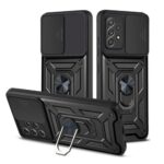 Forcell Samsung Galaxy A32 4G Sliding Camera Cover Θήκη Σκληρή - Black