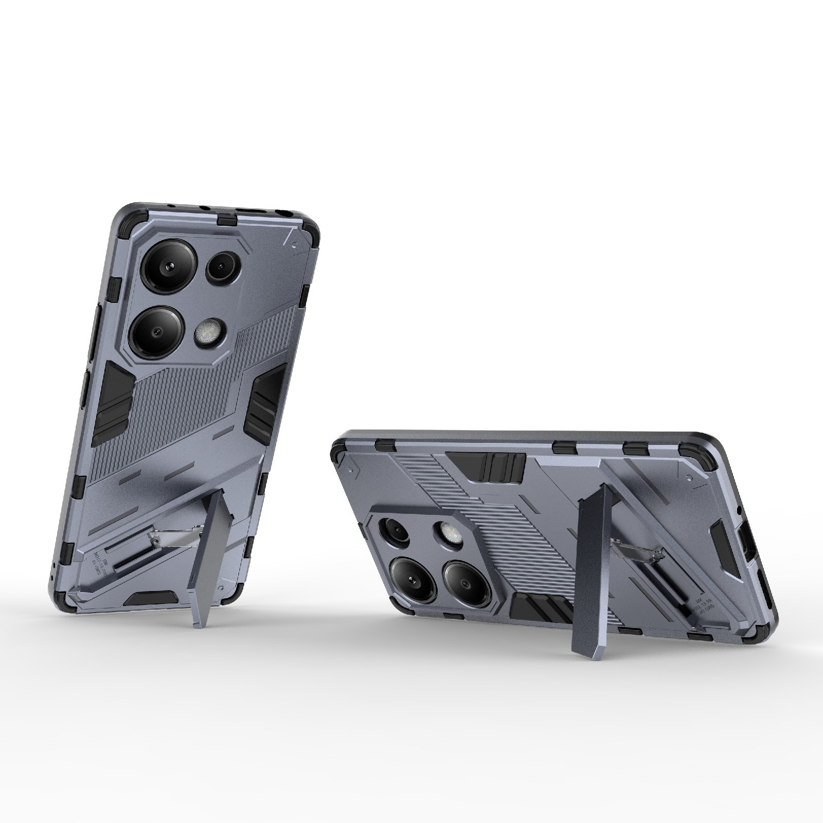 Forcell Xiaomi Redmi Note 13 Pro 4G / Poco M6 Pro 4G Punk Armor Θήκη Σκληρή - Grey