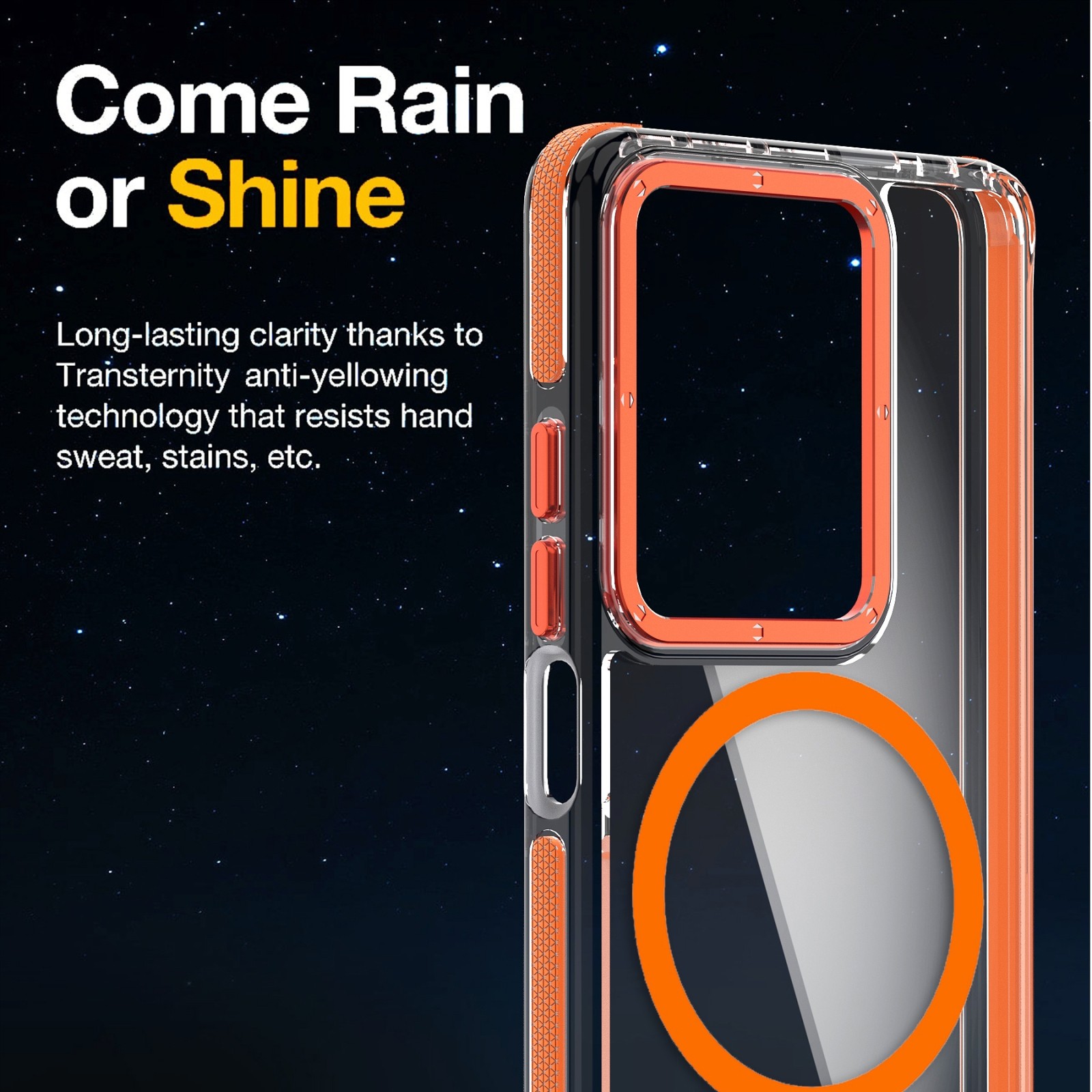 Forcell Xiaomi Redmi Note 13 Pro 4G/ Xiaomi Poco M6 Pro 4G MagSafe Space Θήκη με Πλαίσιο Σιλικόνης Διάφανη - Grey