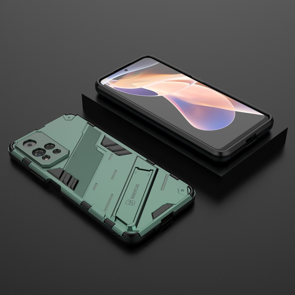 Forcell Xiaomi Redmi Note 11 Pro / Note 11 Pro 5G Punk Armor Θήκη Σκληρή - Green