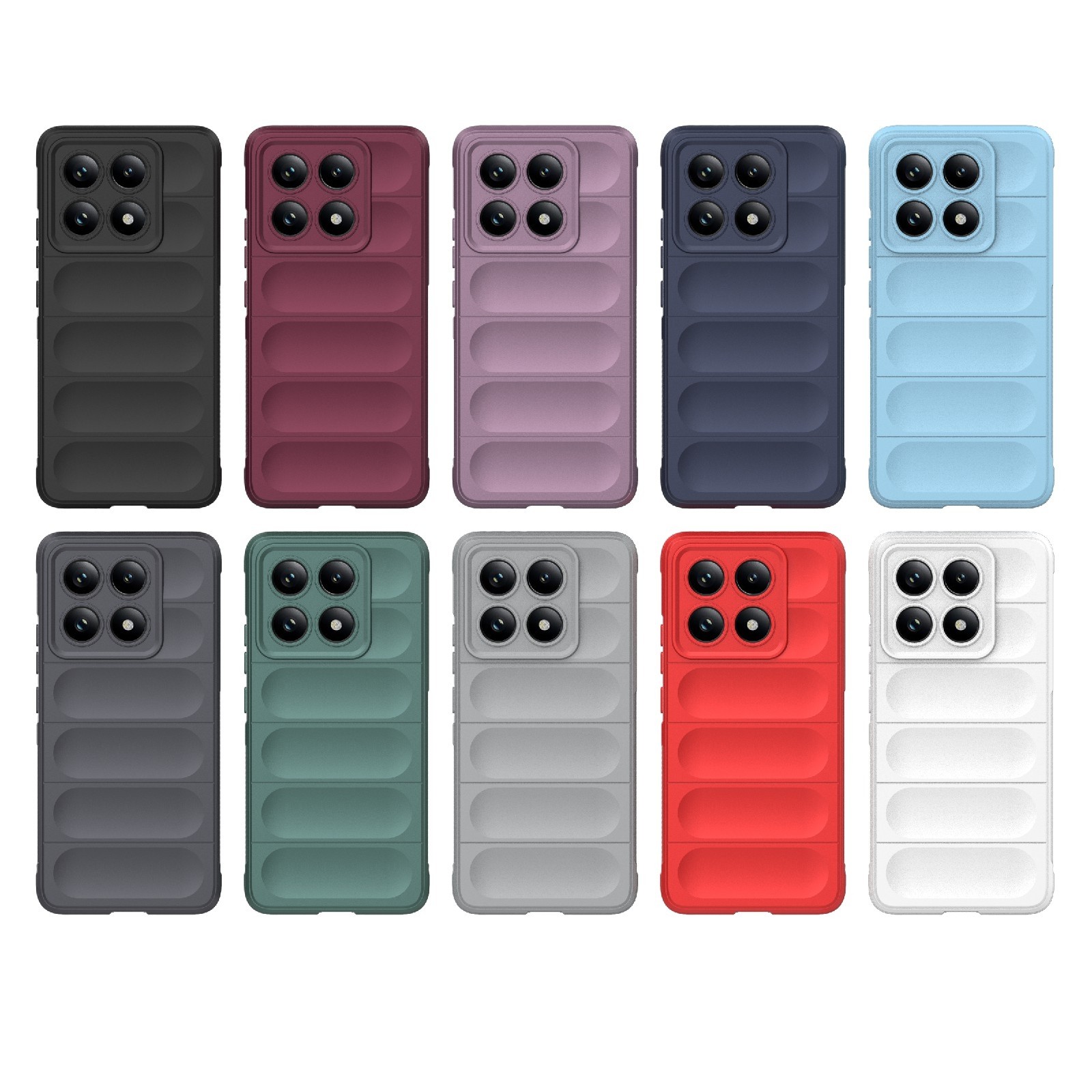 Forcell Xiaomi 14T 5G Magic Shield Θήκη Σιλικόνης - Purple