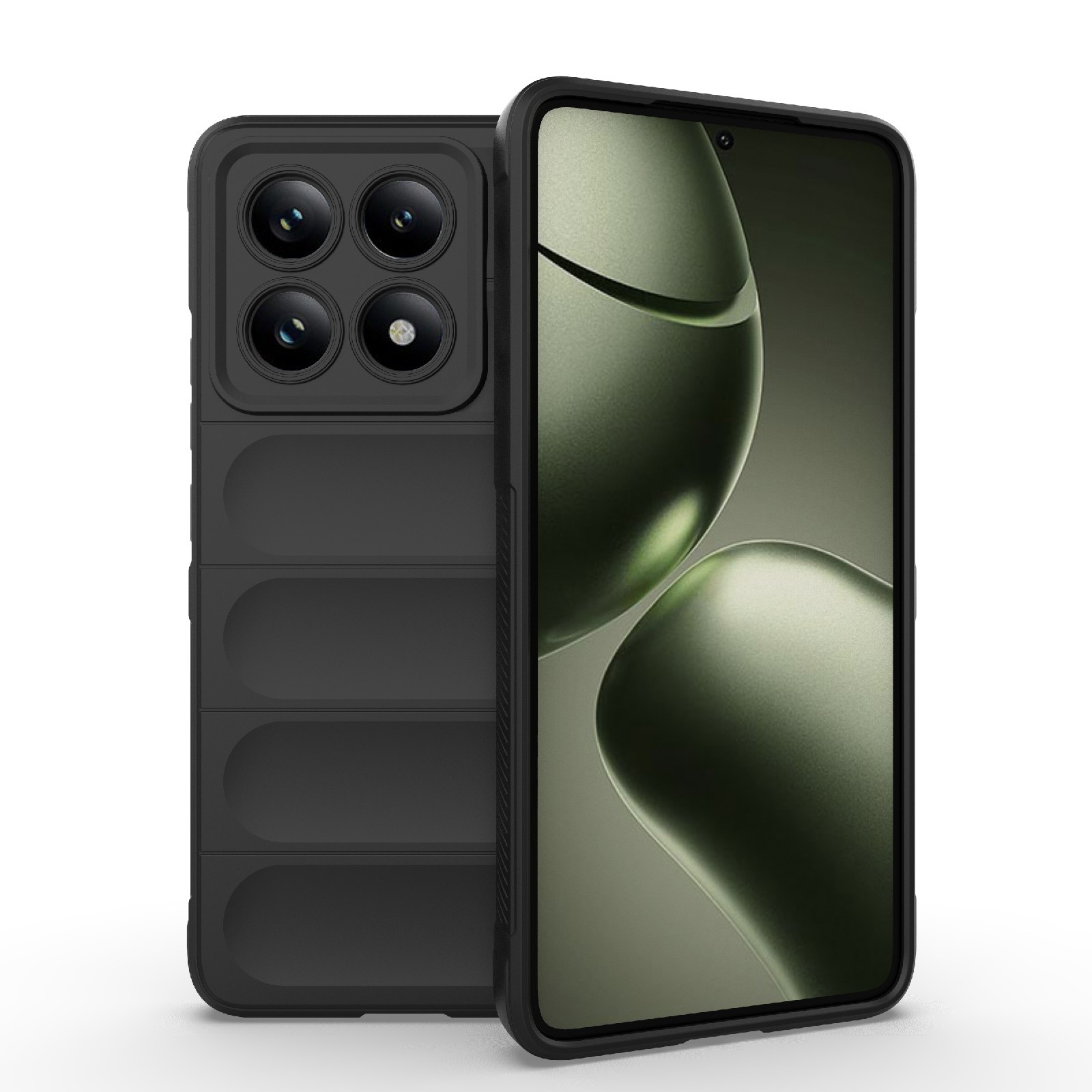 Forcell Xiaomi 14T 5G Magic Shield Θήκη Σιλικόνης - Black