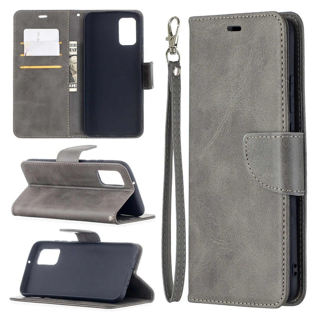 Tel1 Samsung Galaxy A02s / A03s Flip Case Θήκη Βιβλίο - Grey