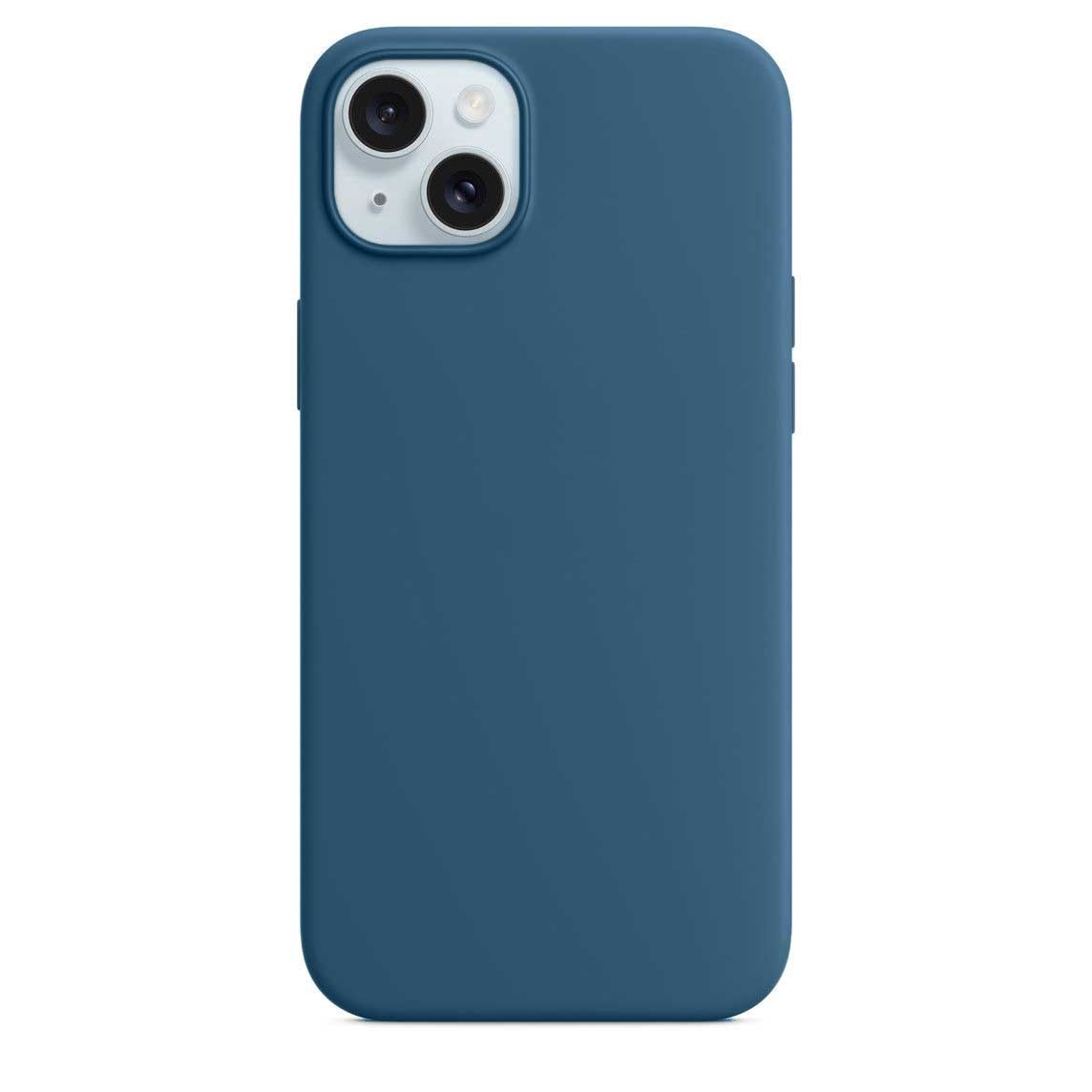 Forcell iPhone 15 Plus Soft Touch Θήκη Σιλικόνης - Petrol