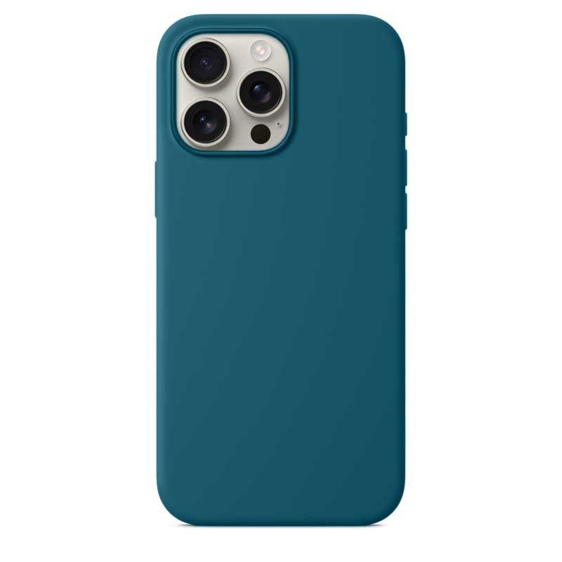 Forcell iPhone 16 Pro Soft Touch Θήκη Σιλικόνης - Petrol