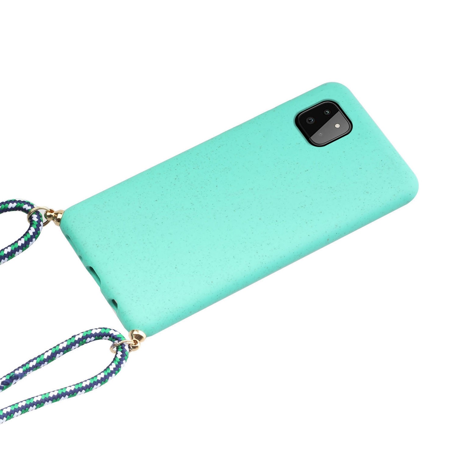 Forcell Samsung Galaxy A22 5G Wheat Straw Material Θήκη Σιλικόνης - Green