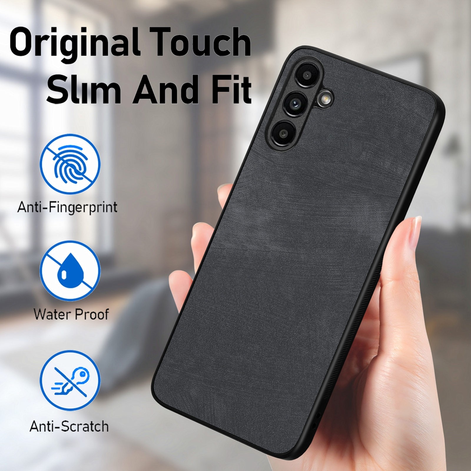 Forcell Samsung Galaxy A13 5G Vintage Θήκη Σιλικόνης - Black