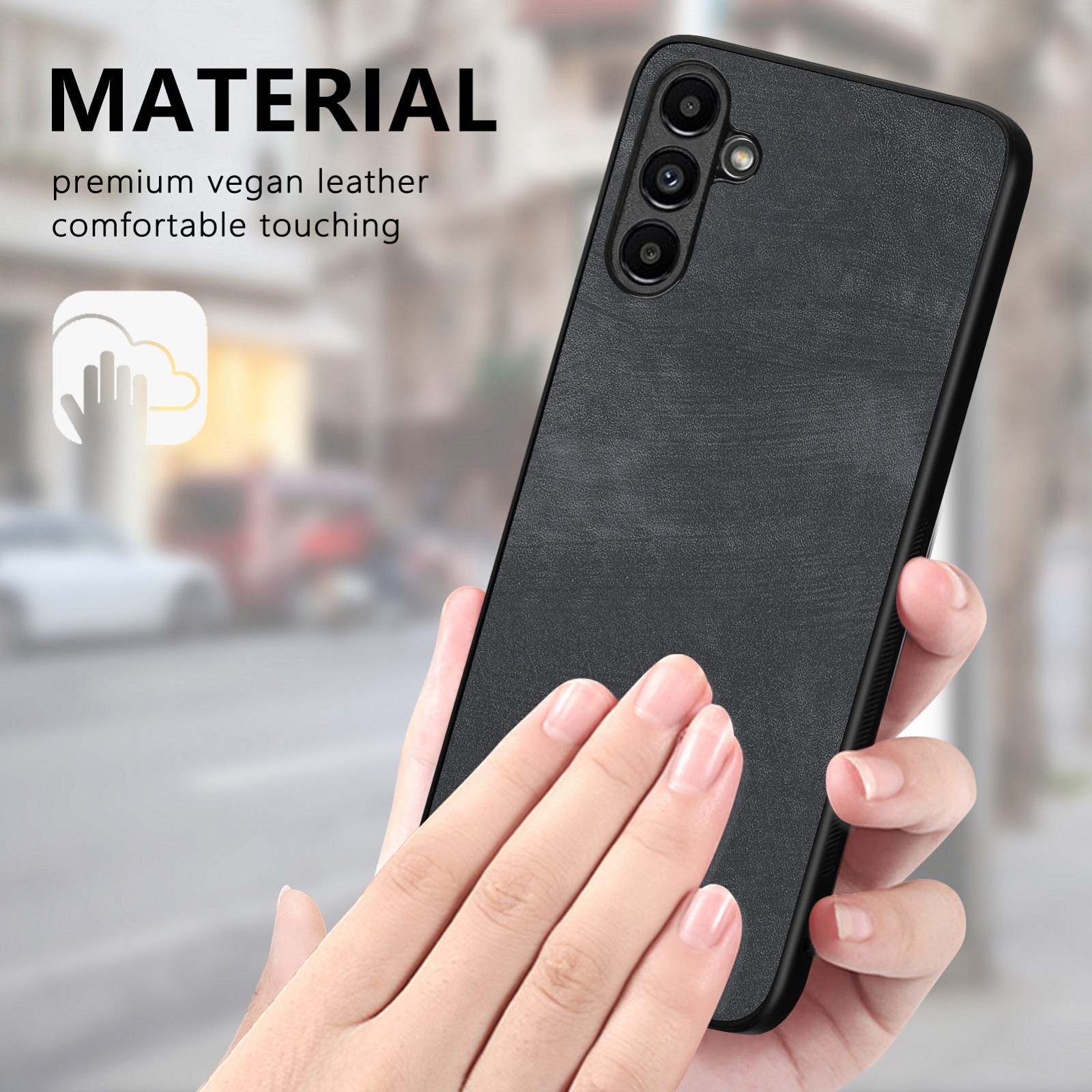 Forcell Samsung Galaxy A13 5G Vintage Θήκη Σιλικόνης - Black