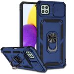 Forcell Samsung Galaxy A22 5G Sliding Camshield Holder Θήκη Σκληρή - Blue