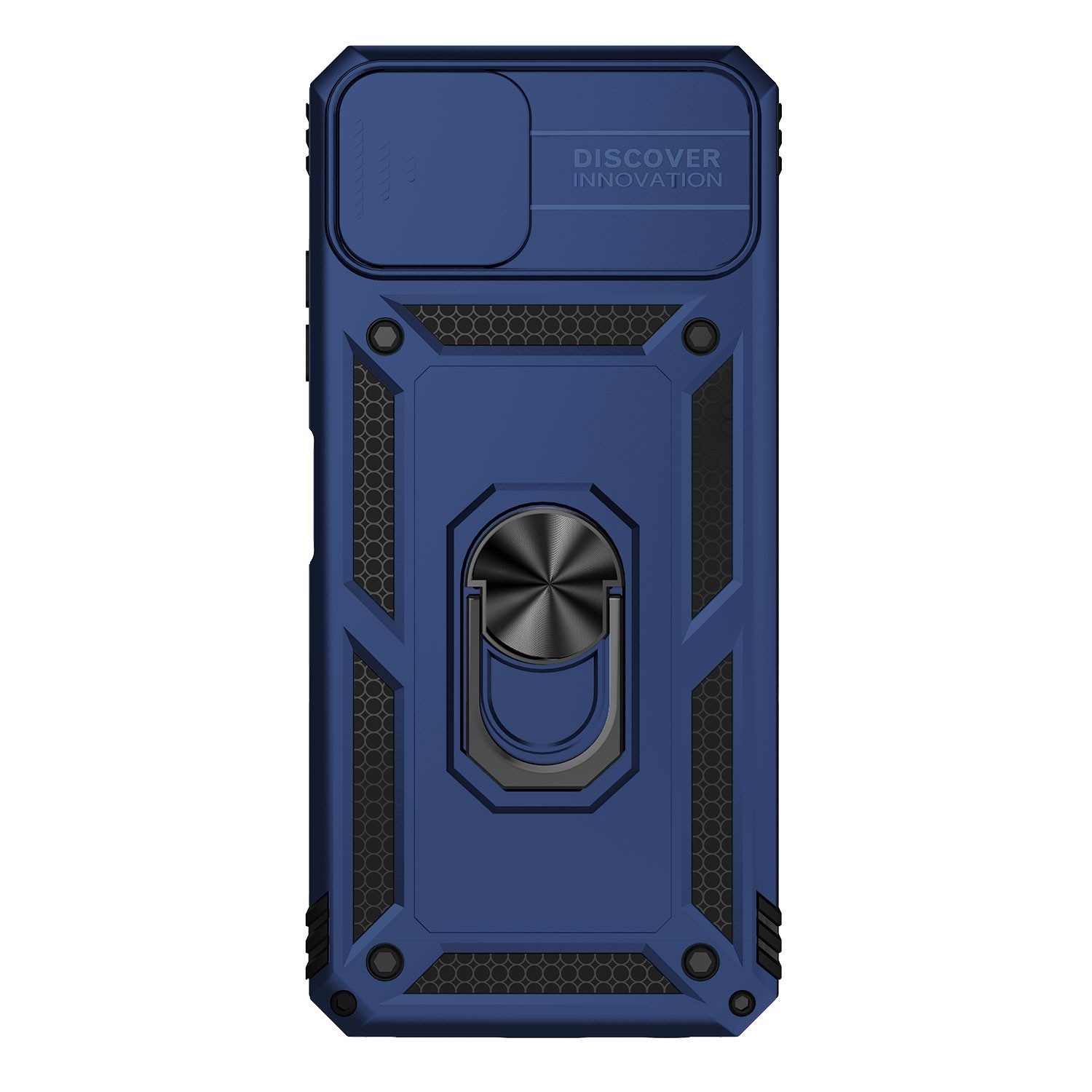 Forcell Samsung Galaxy A22 5G Sliding Camshield Holder Θήκη Σκληρή - Blue