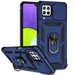 Forcell Samsung Galaxy A22 4G/ M32 4G Sliding Camshield Holder Θήκη Σκληρή - Blue