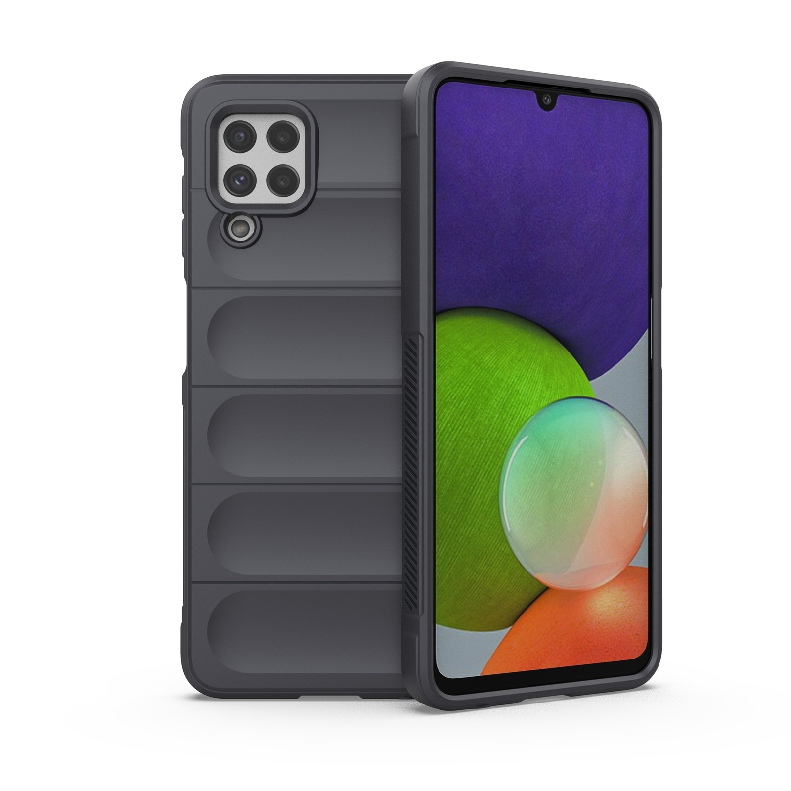 Forcell Samsung Galaxy A22 4G/ M32 4G Magic Shield Θήκη Σιλικόνης - Dark Grey