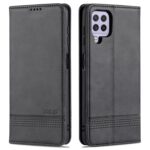 AZNS Samsung Galaxy A22 4G / M32 4G Magnetic Horizontal Flip Θήκη Βιβλίο - Black