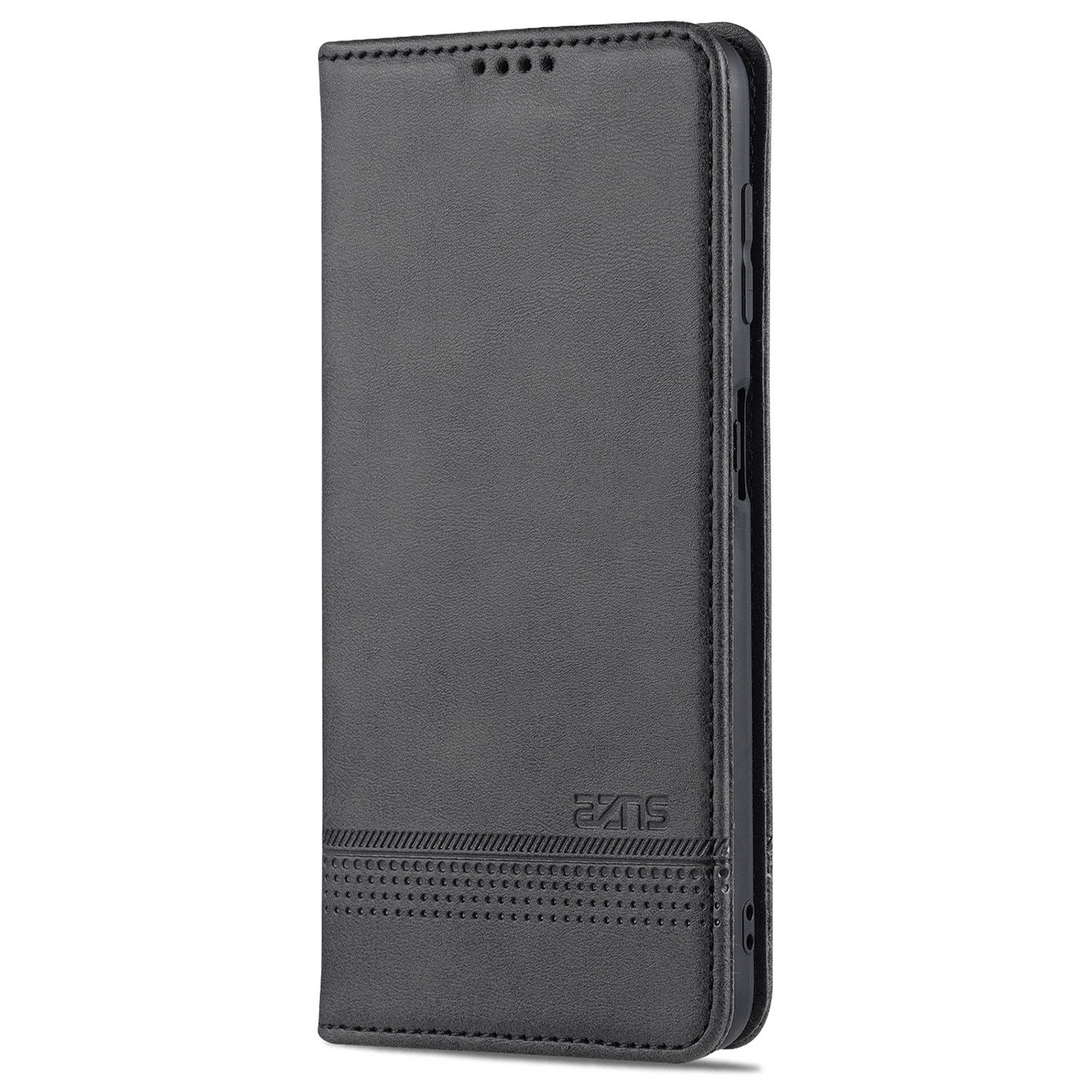 AZNS Samsung Galaxy A22 4G / M32 4G Magnetic Horizontal Flip Θήκη Βιβλίο - Black