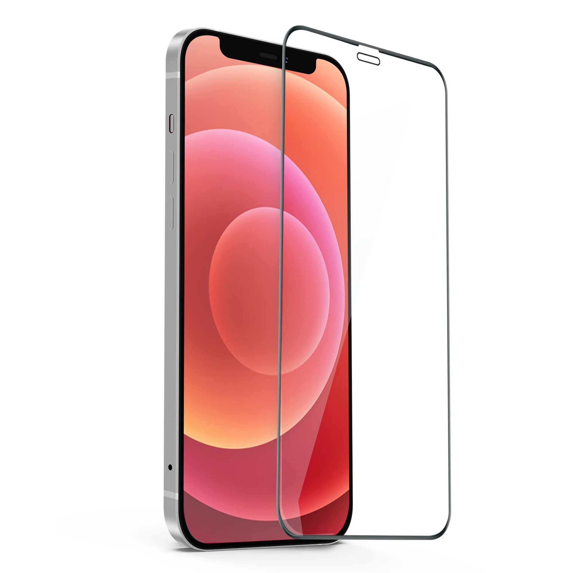 iPhone 12 mini Προστατευτικό Τζαμάκι Μαύρο 5D Full Glue Full Face Tempered Glass Black