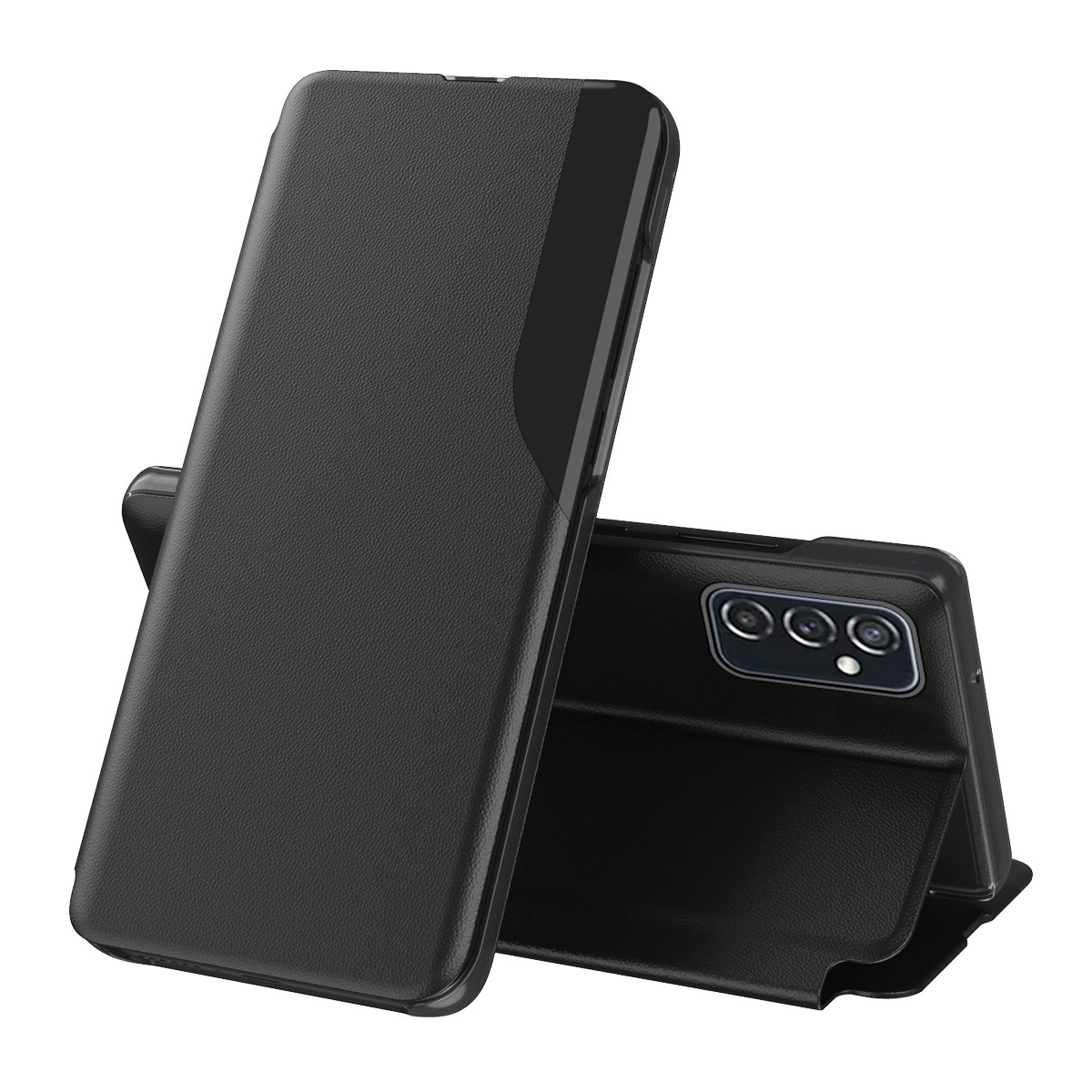 Tel1 Samsung Galaxy A33 5G Attraction Flip Holder Θήκη Βιβλίο - Black