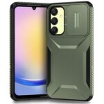 Forcell Samsung Galaxy A25 5G Sliding Camshield Θήκη Σκληρή - Alpine Green