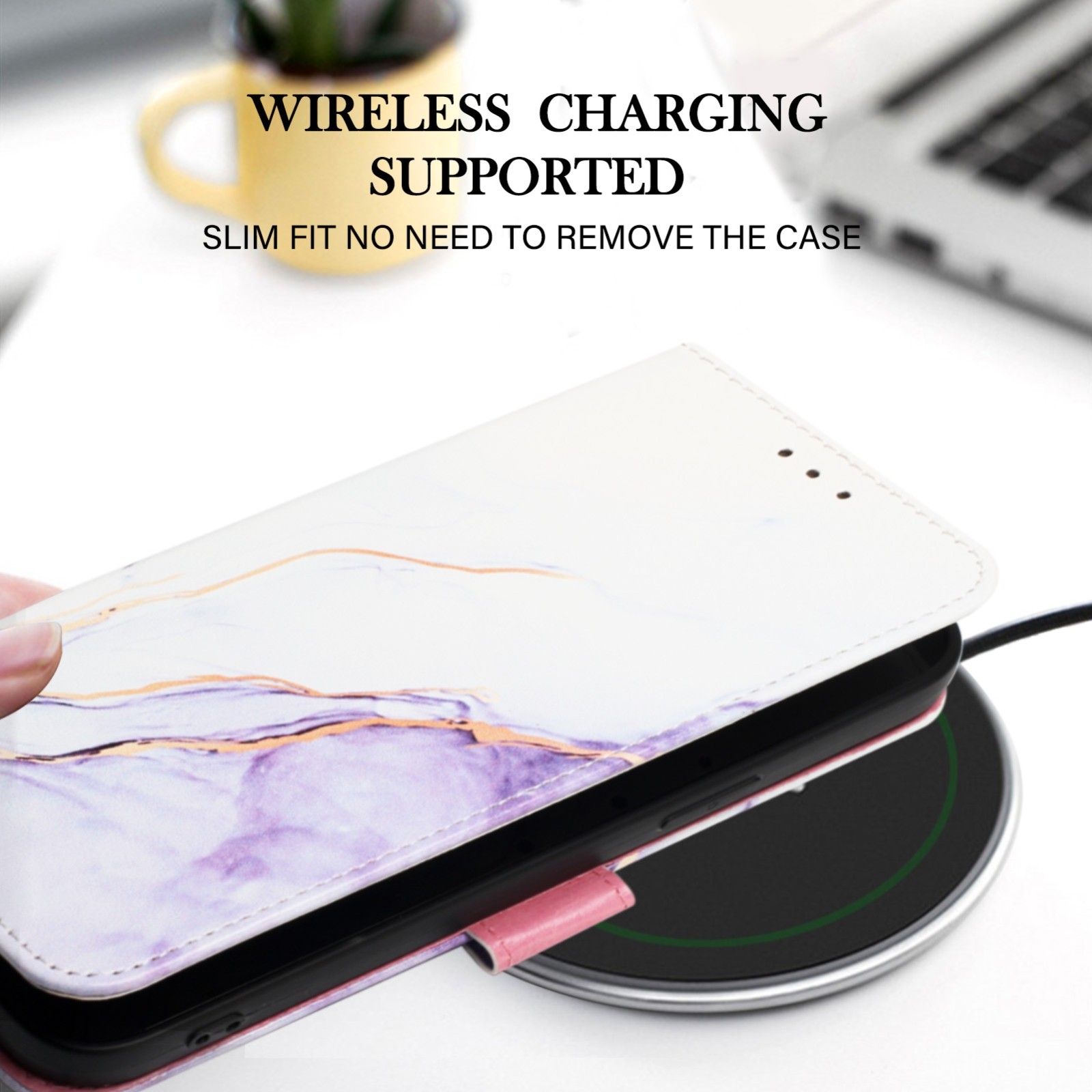 Tel1 Samsung Galaxy A32 4G Marble Pattern Flip Θήκη Βιβλίο με Σχέδιο
