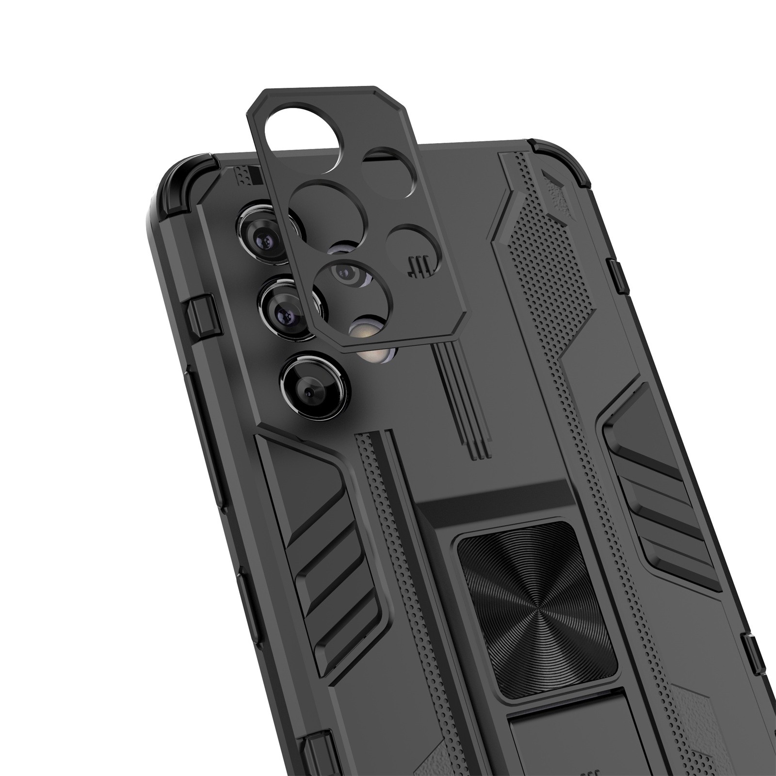 Forcell Samsung Galaxy A32 4G Supersonic Shockproof with Holder Θήκη Σκληρή - Black