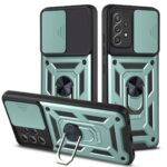 Forcell Samsung Galaxy A32 4G Sliding Camera Cover Θήκη Σκληρή - Green