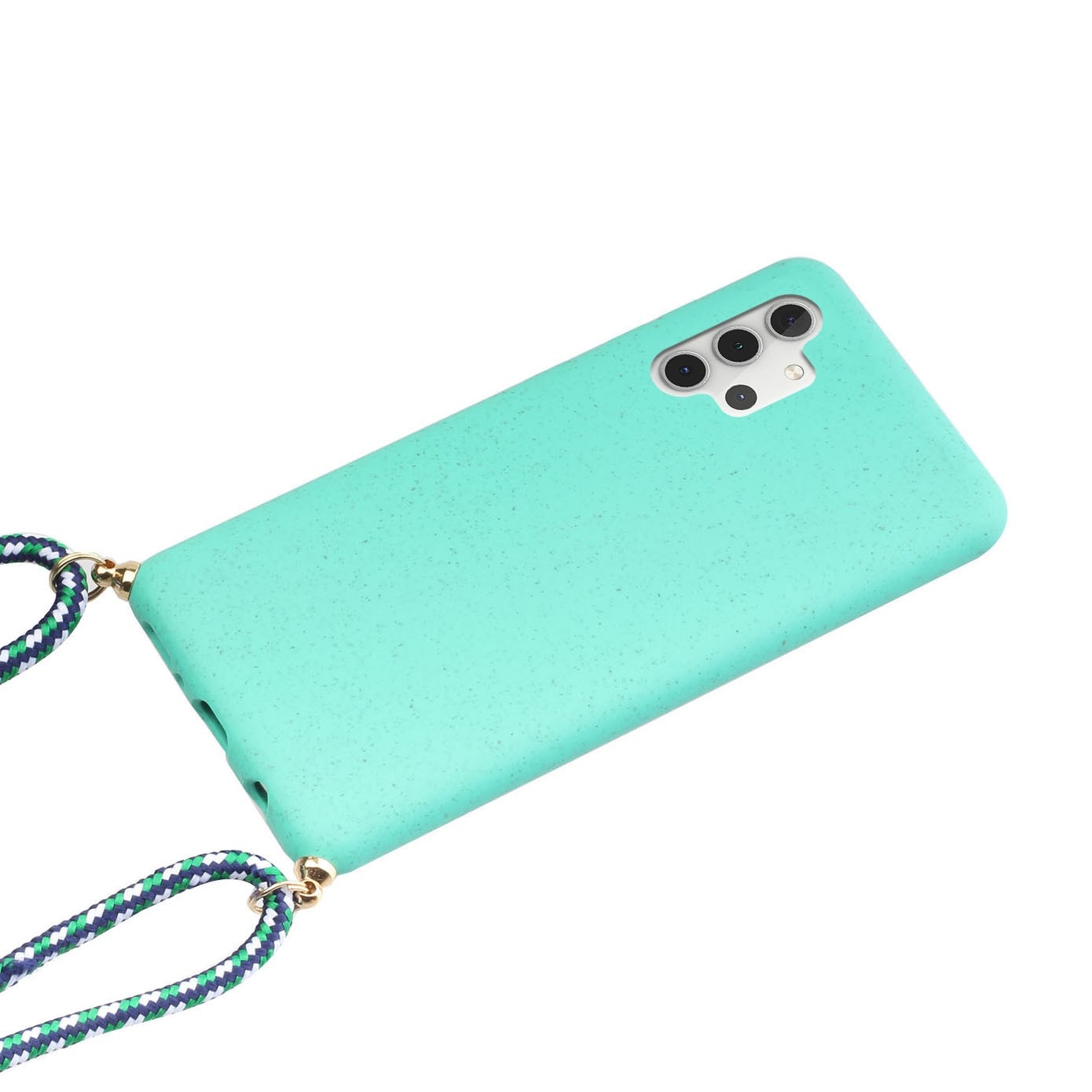 Forcell Samsung Galaxy A32 5G Wheat Straw Material Θήκη Σιλικόνης - Green