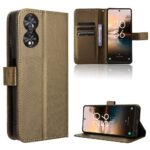 Tel1 TCL 40 NXTpaper 4G Diamond Texture Θήκη Βιβλίο - Brown