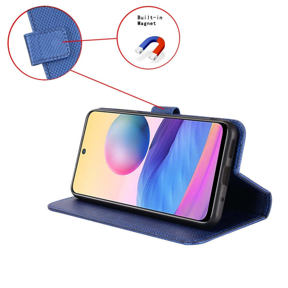 Tel1 TCL 40 NXTpaper 4G Diamond Texture Θήκη Βιβλίο - Blue