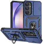 Forcell Samsung Galaxy A55 5G / A35 5G Sliding Camshield Holder Θήκη Σκληρή - Blue