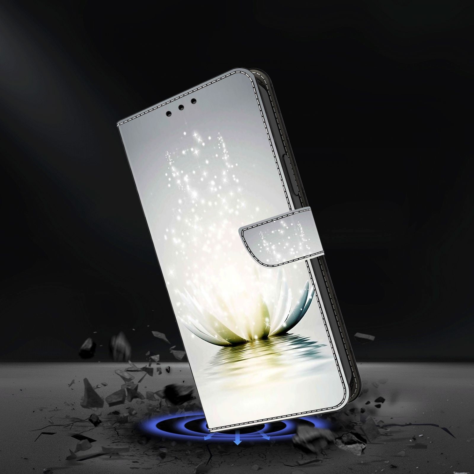 Tel1 Samsung Galaxy A54 5G Crystal 3D Shockproof Θήκη Βιβλίο με Σχέδιο
