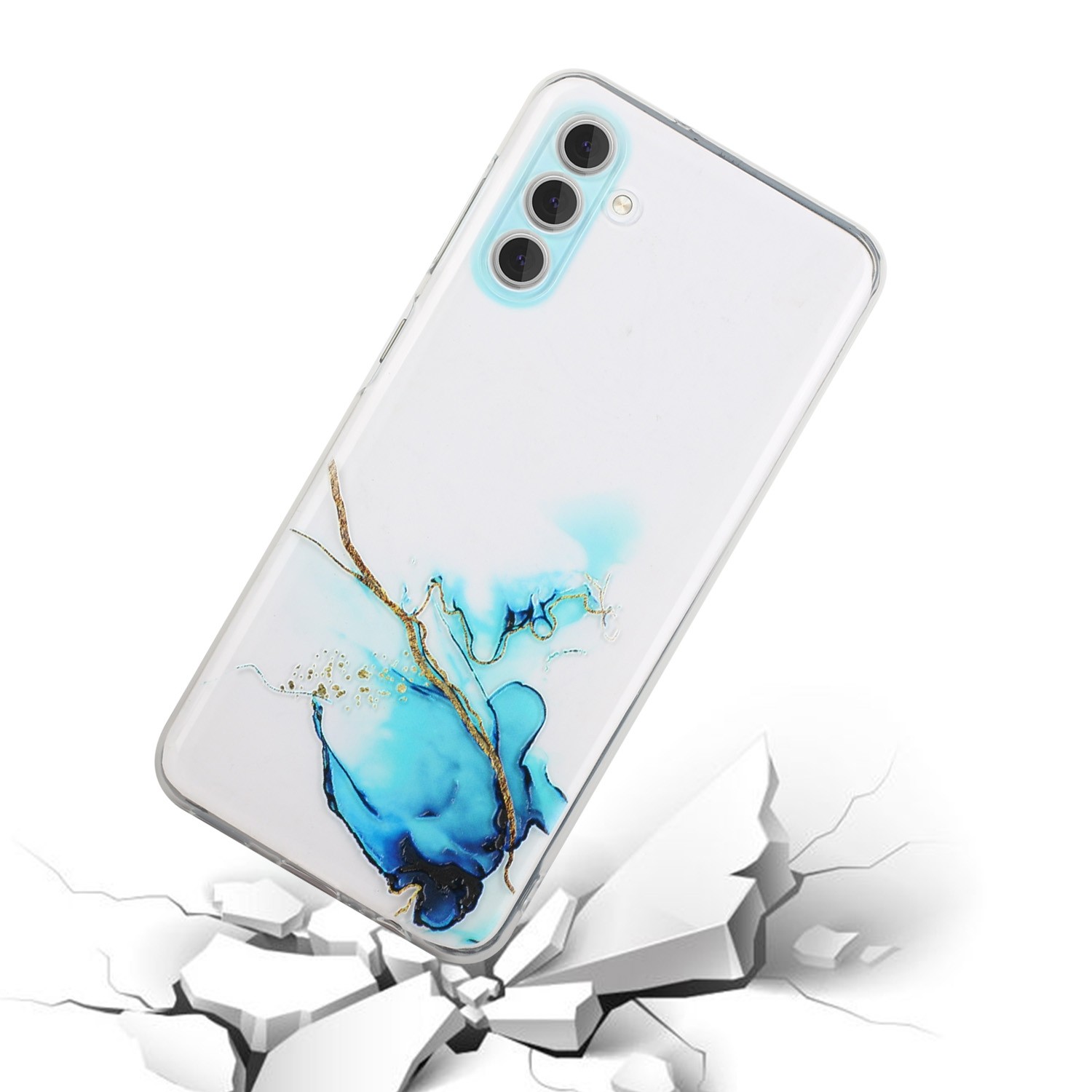 Forcell Samsung Galaxy A54 5G Hollow Marble Pattern Precise Hole Θήκη Σιλικόνης με Σχέδιο