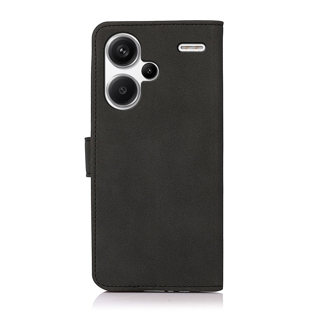 KHAZNEH Xiaomi Redmi Note 13 Pro Plus 5G Matte Texture Θήκη Βιβλίο - Black