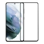 Samsung Galaxy S22 Plus 5G Προστατευτικό Τζαμάκι Μαύρο Metal Frame 5D Full Screen Tempered Glass Black