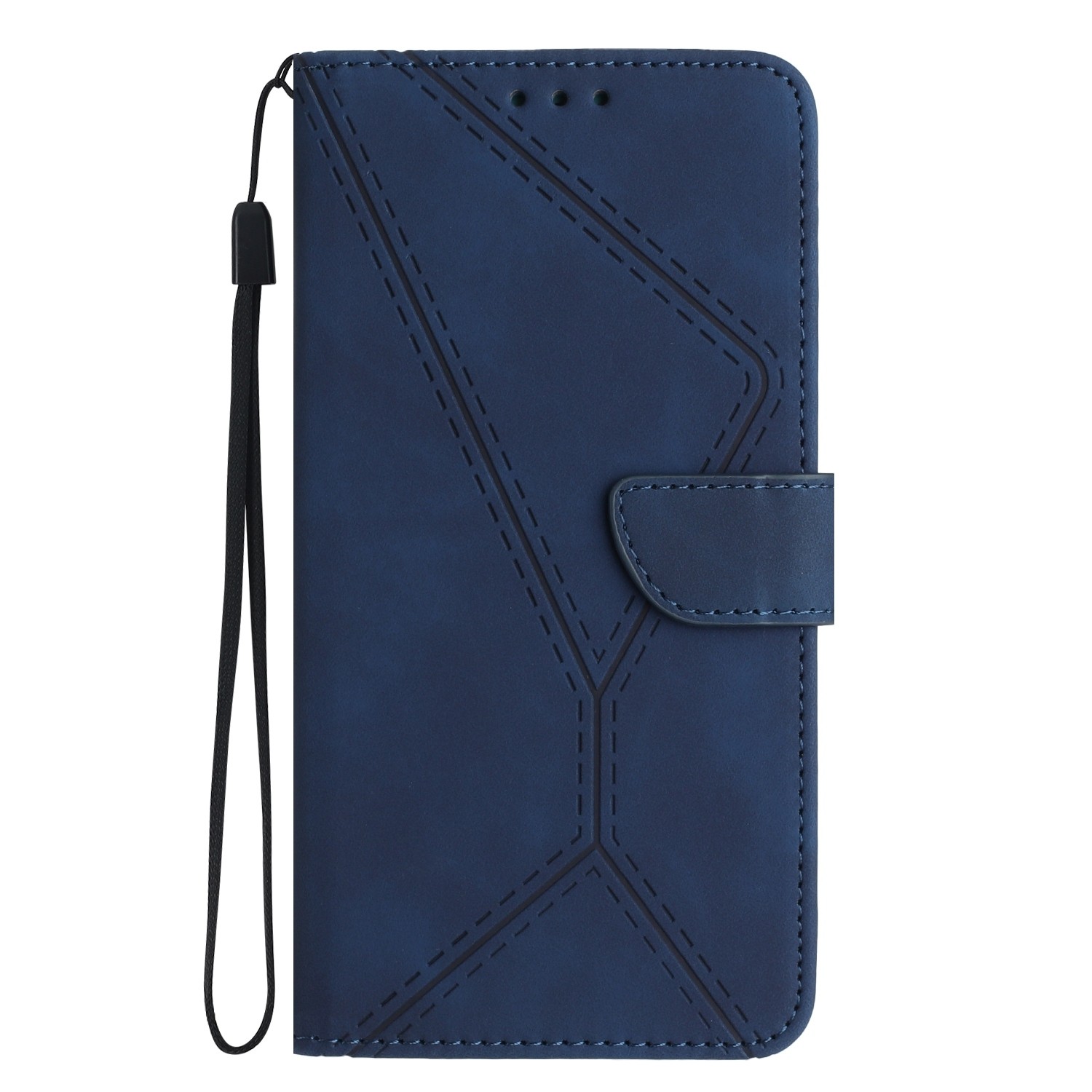 Tel1 Samsung Galaxy A54 5G Stitching Embossed Θήκη Βιβλίο - Blue