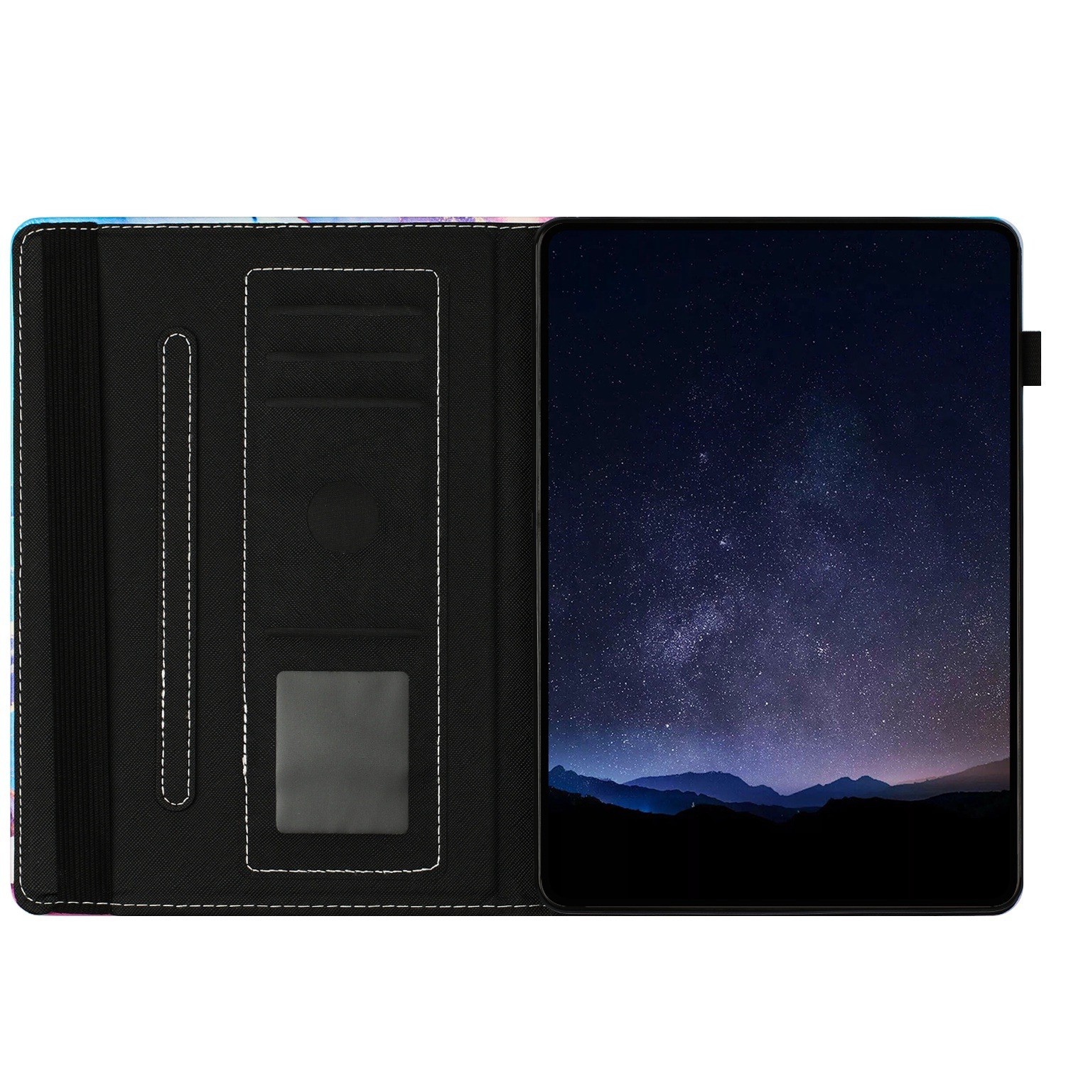 Θήκη Lenovo Tab M10 X605 / X505 Μωβ Marble Litchi Smart Tablet Case Purple