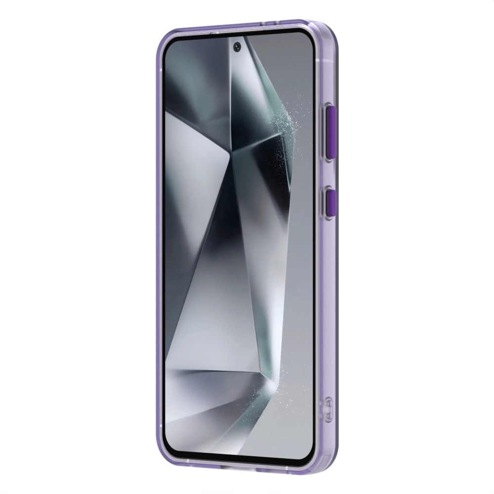 Forcell Samsung Galaxy S24 5G / S25 5G MagSafe PC Hybrid Θήκη Σιλικόνης Διάφανη - Purple