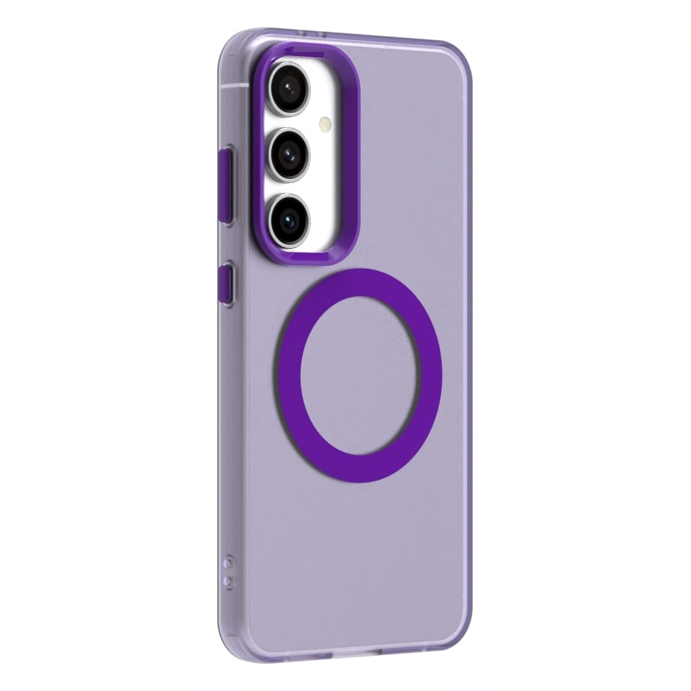 Forcell Samsung Galaxy S24 Plus 5G MagSafe Hybrid Θήκη Σιλικόνης - Purple
