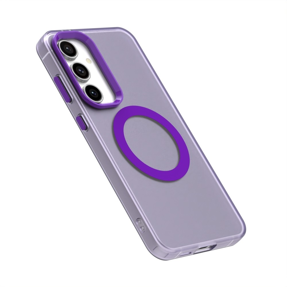 Forcell Samsung Galaxy S24 Plus 5G MagSafe Hybrid Θήκη Σιλικόνης - Purple