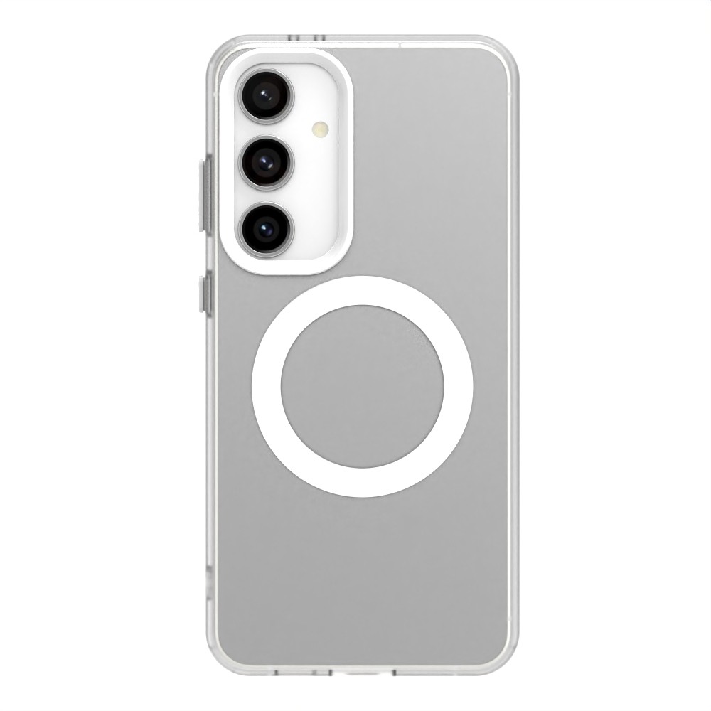Forcell Samsung Galaxy S24 Plus 5G MagSafe Hybrid Θήκη Σιλικόνης - White