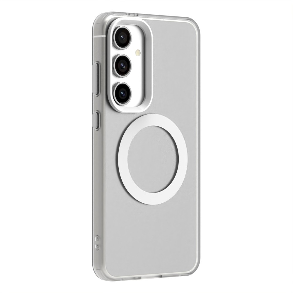 Forcell Samsung Galaxy S24 Plus 5G MagSafe Hybrid Θήκη Σιλικόνης - White