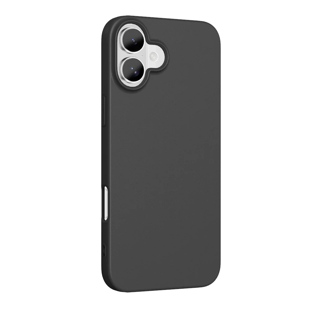 Forcell iPhone 16 Plus Θήκη Σιλικόνης - Black