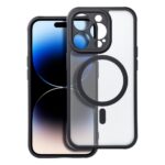 Forcell iPhone 16 Pro MagSafe Matte Θήκη Με Πλαίσιο Σιλικόνης - Black