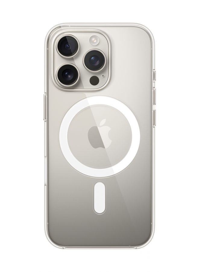 Forcell iPhone 16 Pro MagSafe Θήκη Σιλικόνης - Διάφανη